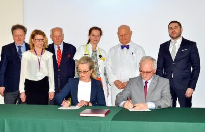 Podpisanie umowy z Krajowym Punktem Kontaktowym Programów Badawczych UE - 17.03.2018